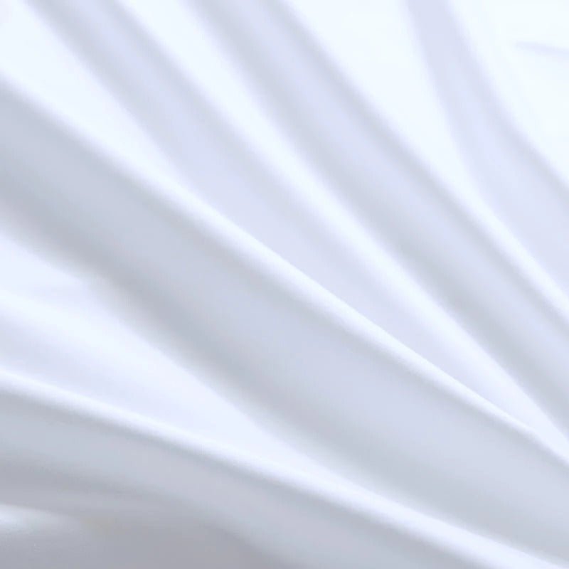 Nevaeh Aqua Green Stripe Egyptian Cotton Luxury White Duvet Cover Set - RoseStraya.com