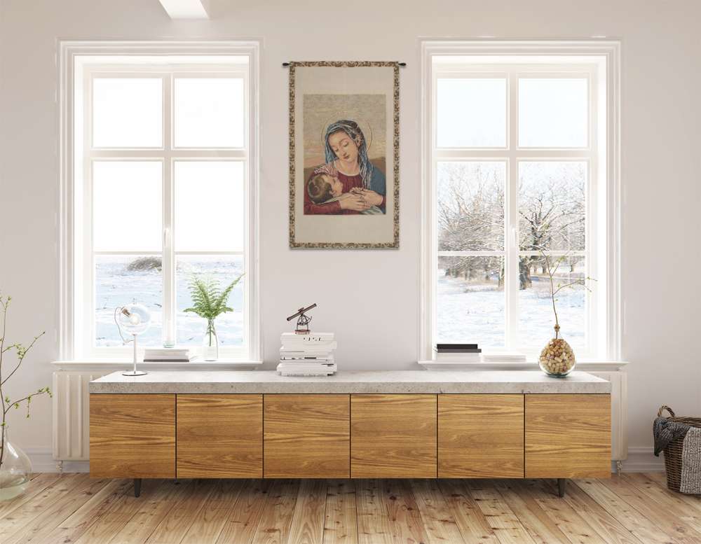 Our Lady of Divine Providence European Tapestry Wall Art Decor Alberto Passini - RoseStraya.com