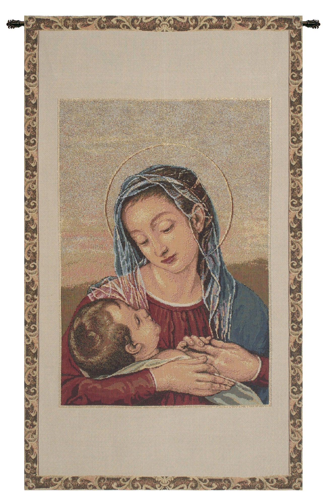 Our Lady of Divine Providence European Tapestry Wall Art Decor Alberto Passini - RoseStraya.com