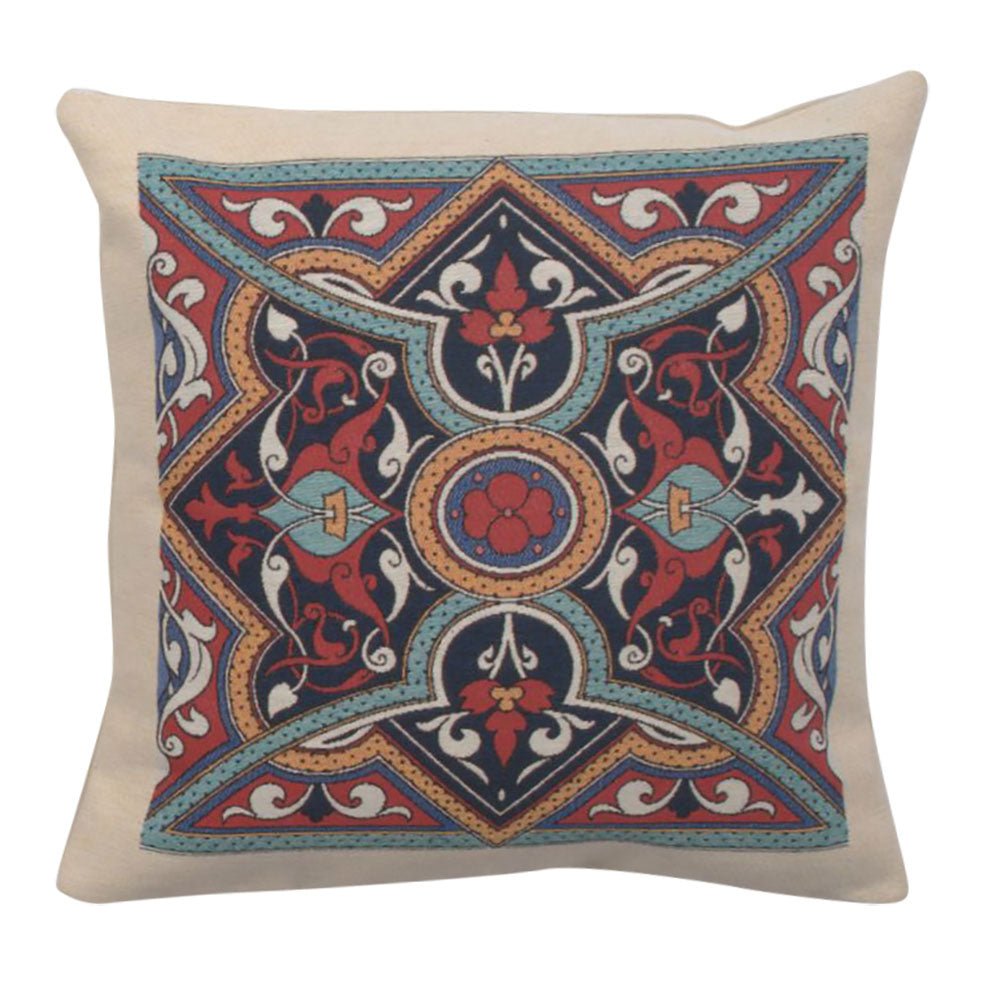 Poppy Mandala Decorative Pillow Cushion Cover - RoseStraya.com