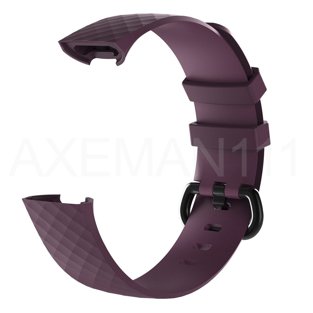 Fitbit Charge 3/4/SE Bands Replacement Strap Soft Silicone Smartwatches Bracelet