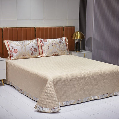 Raushan 1000TC Satin Jacquard Egyptian Cotton Luxury European Duvet Cover Sets - RoseStraya.com