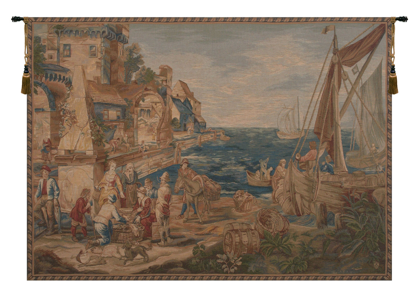 Return of Peche French Tapestry - RoseStraya.com
