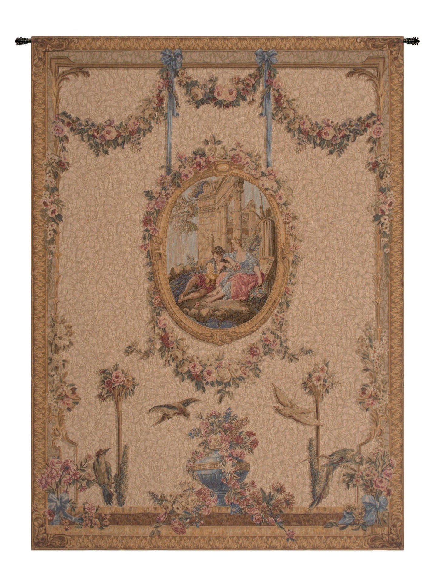 Serenade Creme French Tapestry - RoseStraya.com