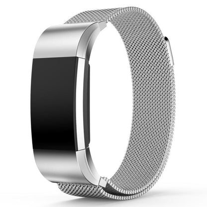 Fitbit Charge 2 Bands Magnetic Milanese Loop Stainless Steel Replacement Strap