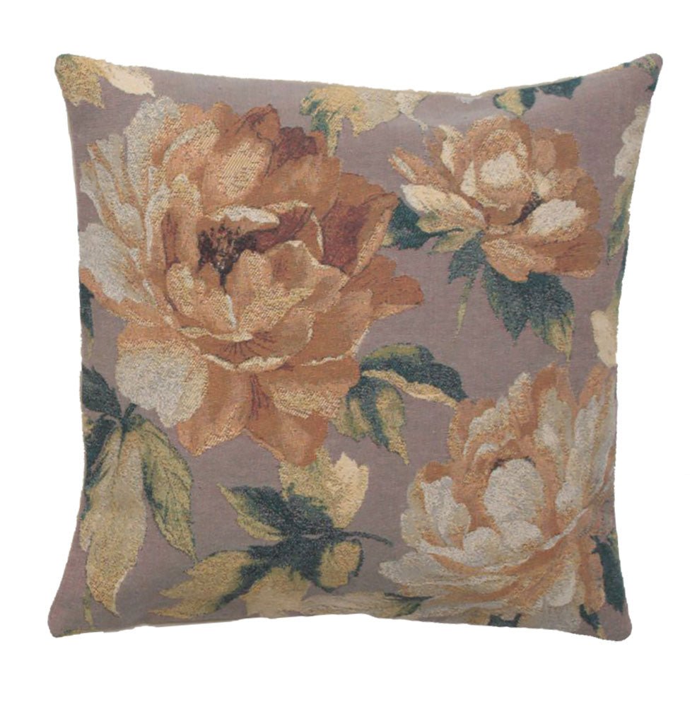 Sweet Blossoms Grey Decorative Pillow Cushion Cover - RoseStraya.com