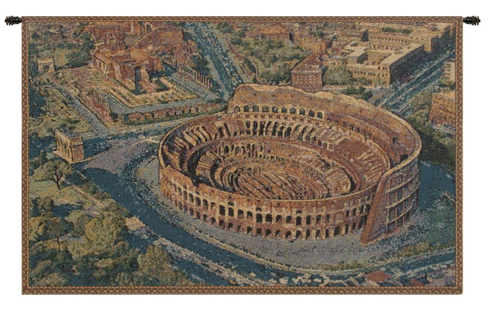 The Coliseum Rome Small Italian Tapestry - RoseStraya.com