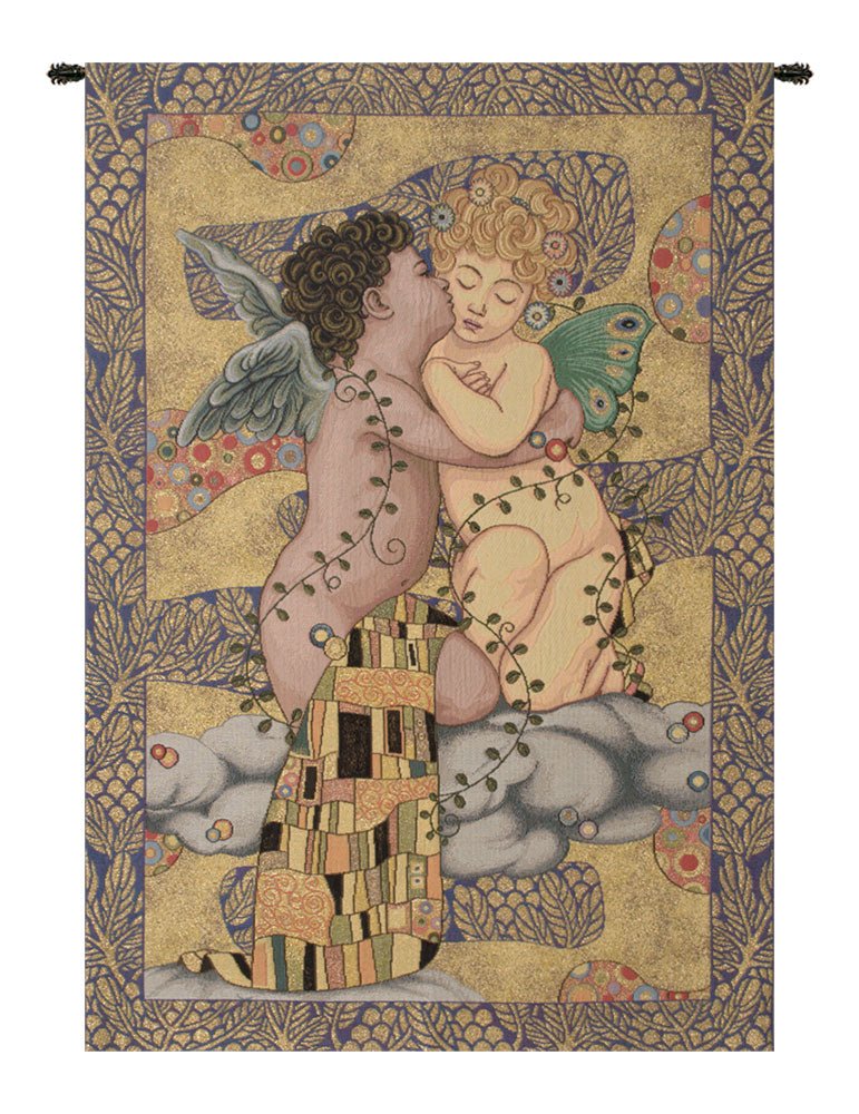 The First Kiss Italian Tapestry - RoseStraya.com