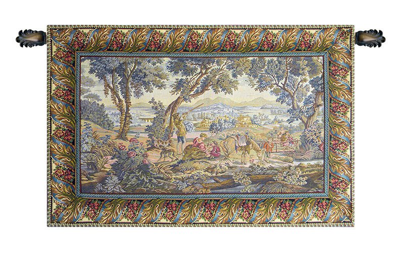 The Hunting Trip Italian Tapestry - RoseStraya.com