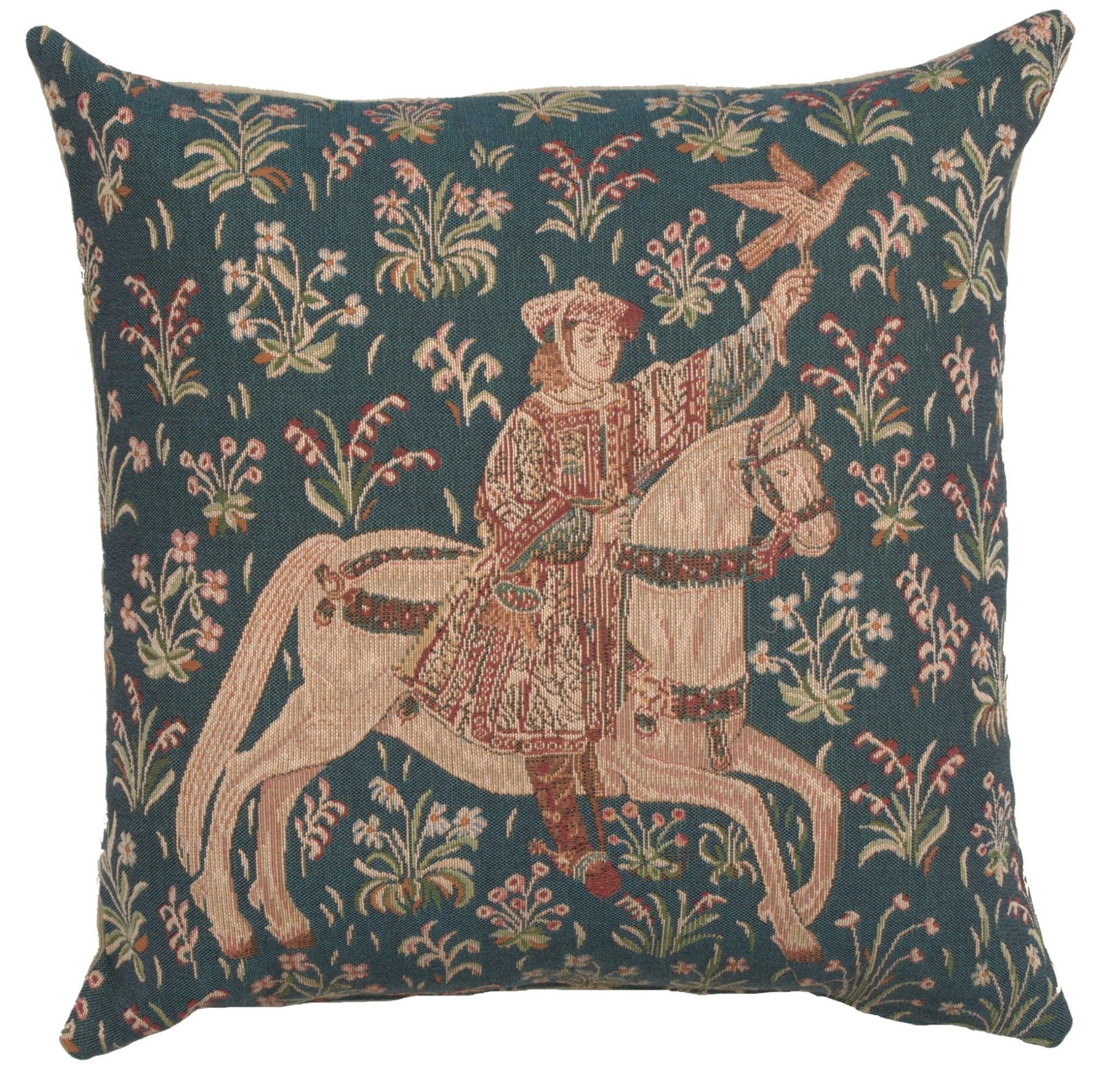 The Rider 1 French Tapestry Cushion Cover Elegant Home Living Room Decor - RoseStraya.com