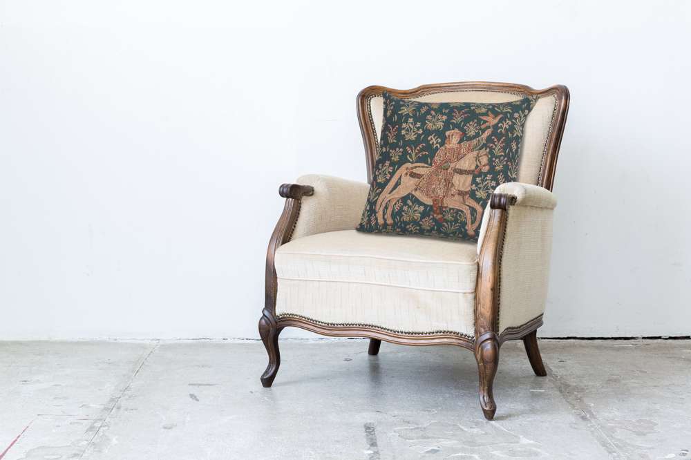 The Rider 1 French Tapestry Cushion Cover Elegant Home Living Room Decor - RoseStraya.com