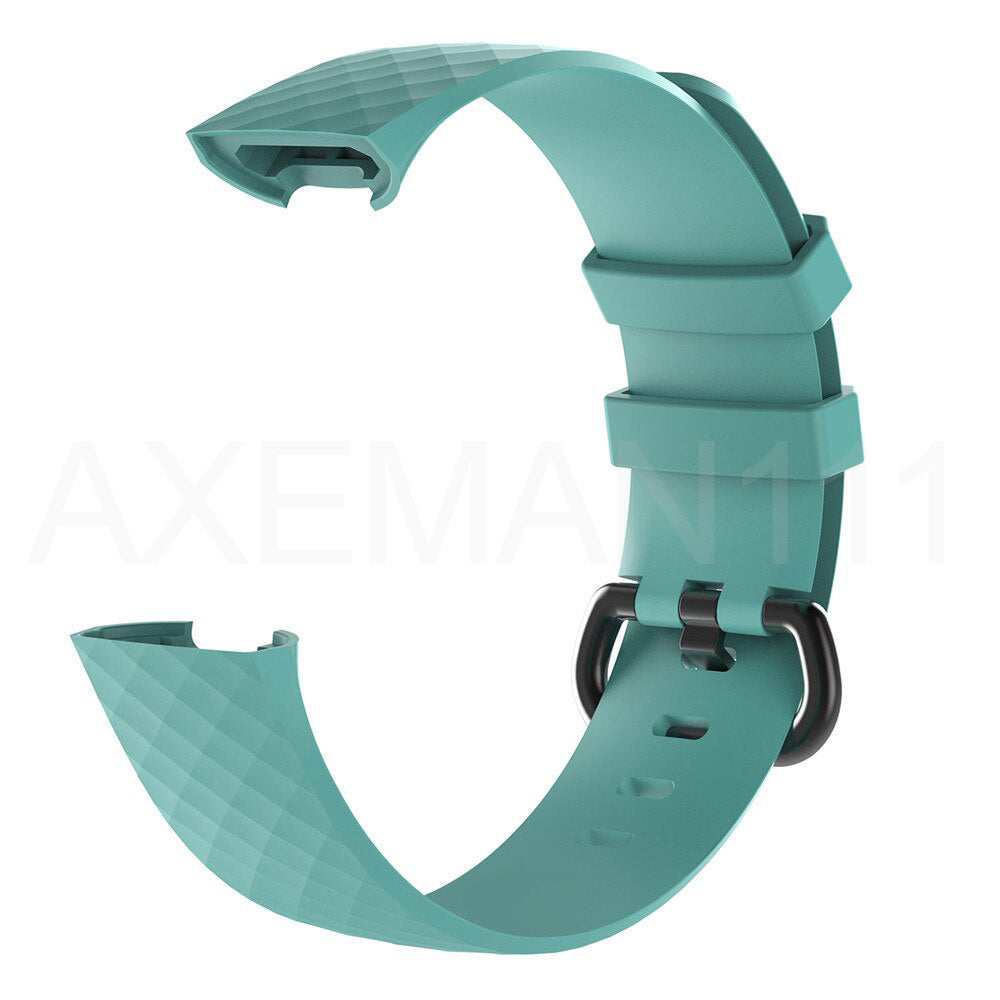 Fitbit Charge 3/4/SE Bands Replacement Strap Soft Silicone Smartwatches Bracelet