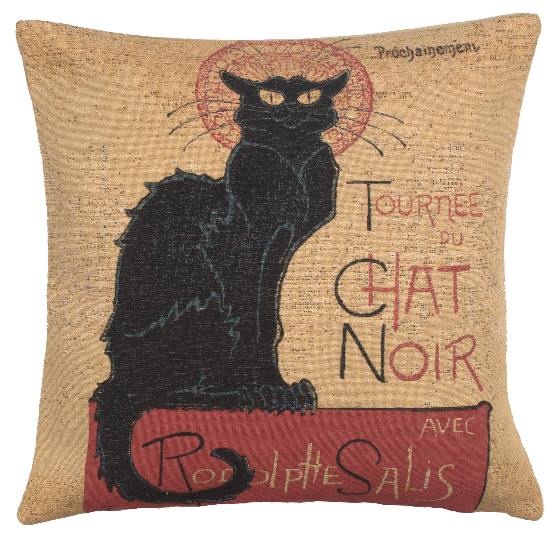 Tournee Du Chat Noir Small European Cushion Covers - RoseStraya.com