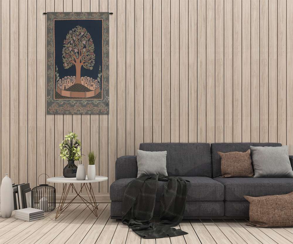 Tree of Life 4 European Tapestry Wall Art Decor William Morris Lining & Tunnel - RoseStraya.com