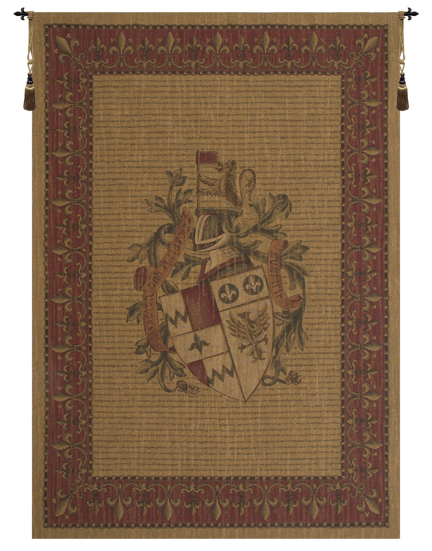 Unicorn Crest Belgian Tapestry - RoseStraya.com