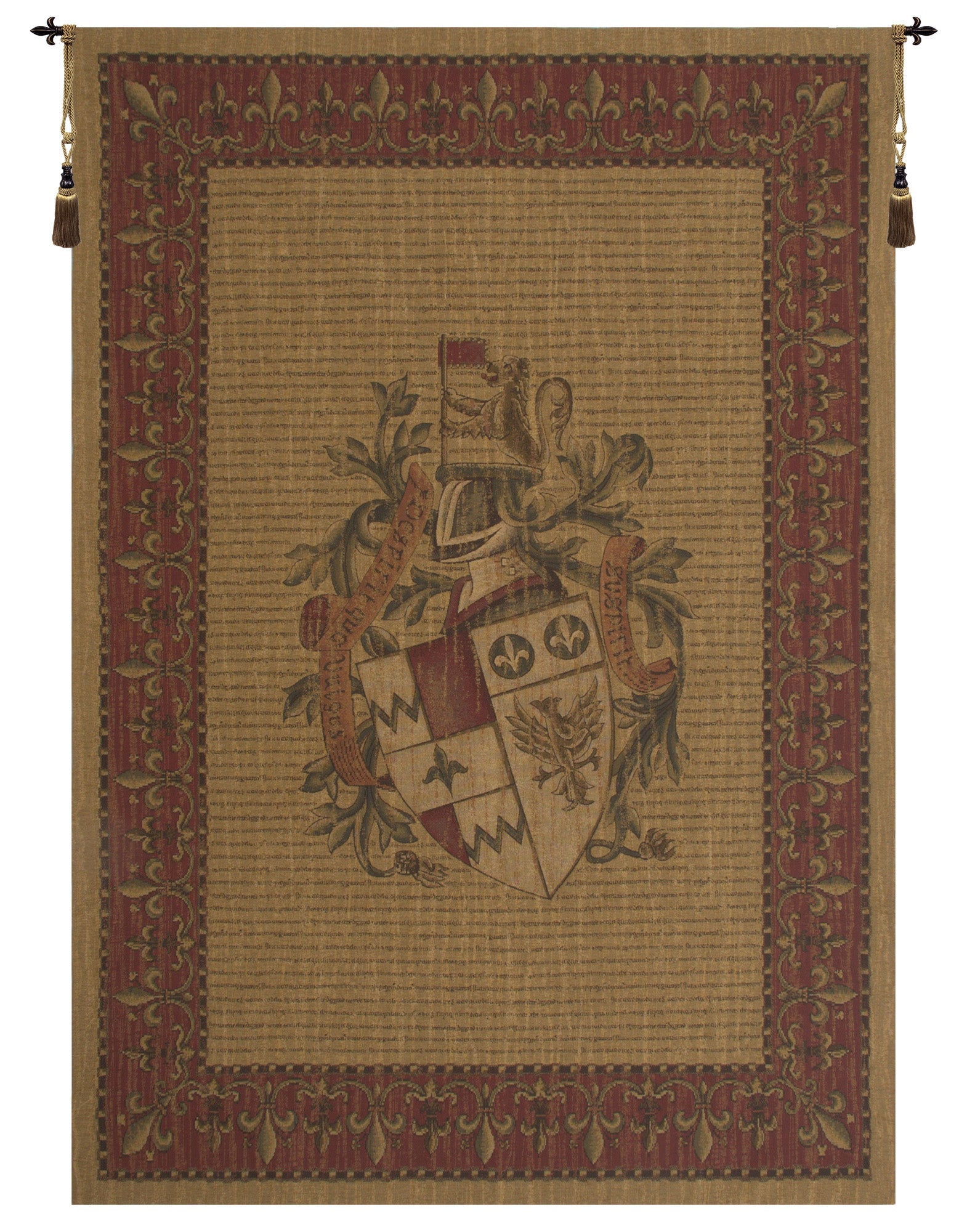 Unicorn Crest Belgian Tapestry - RoseStraya.com