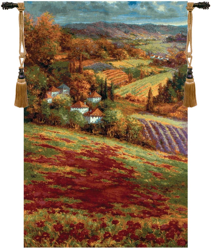 Valley View III Fine Art Tapestry - RoseStraya.com