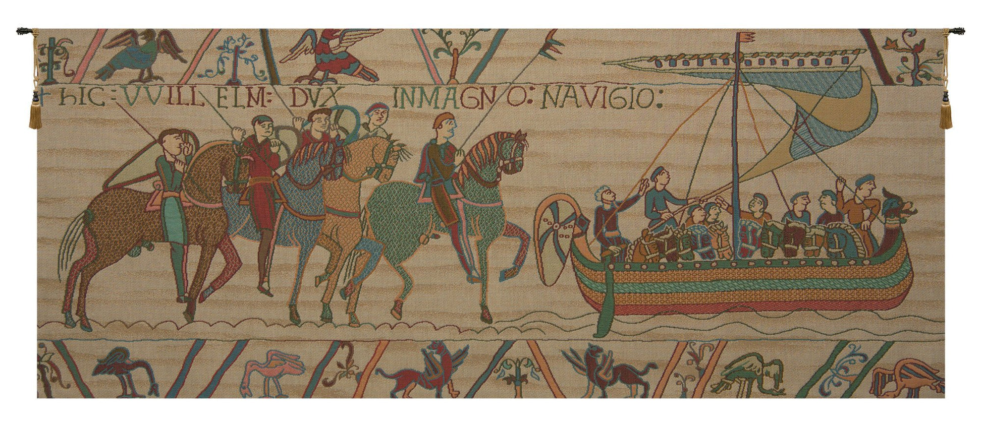 William Embarks Without Border French Tapestry - RoseStraya.com
